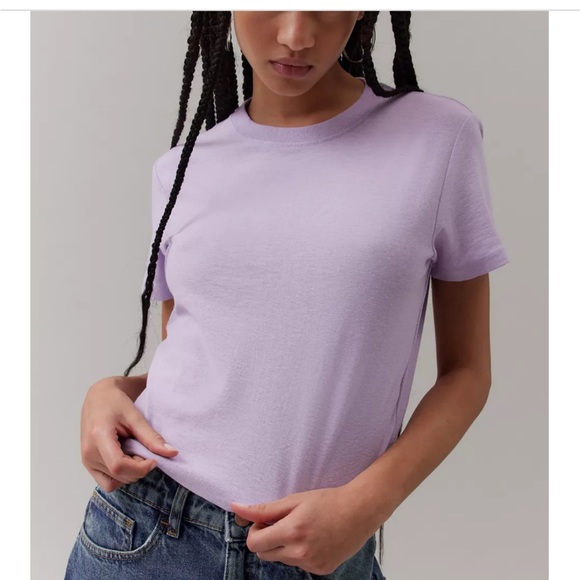 Urban Outfitters Tops - NWOT Urban Outfitters Purple T-Shirt/Crop S